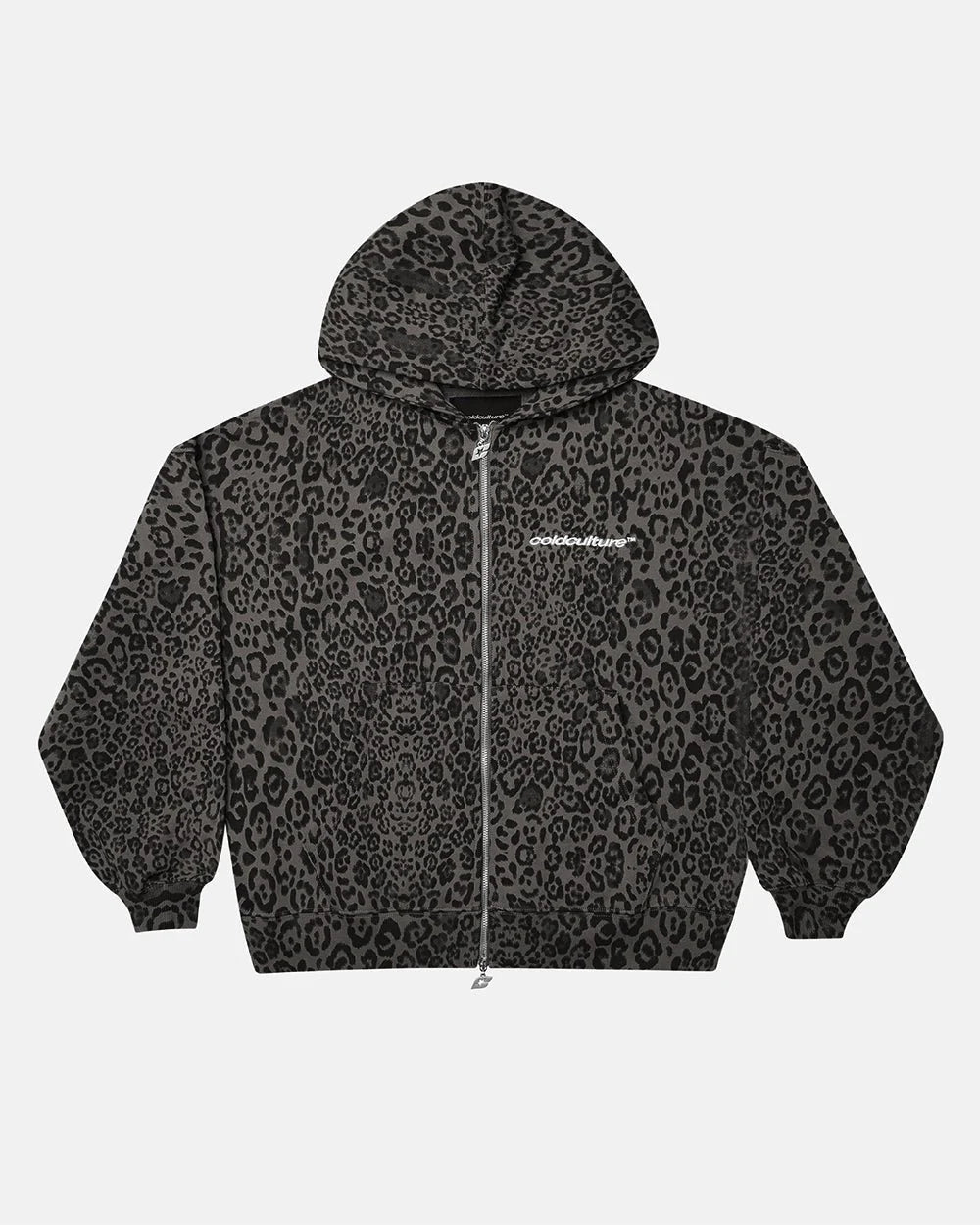 Cold Culture nocturne beast zip hoodie dark grey