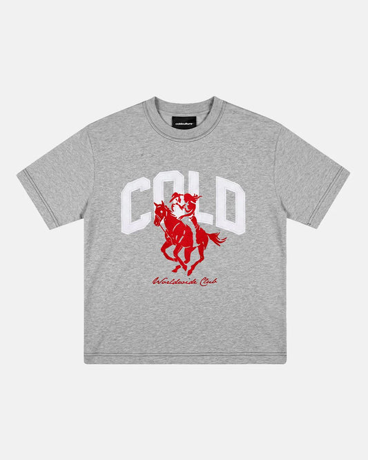 Cold Culture opera tee heather grey