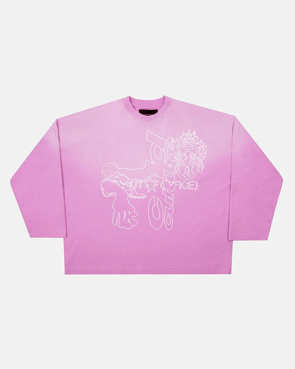 Cold Culture out of the office long sleeve pink