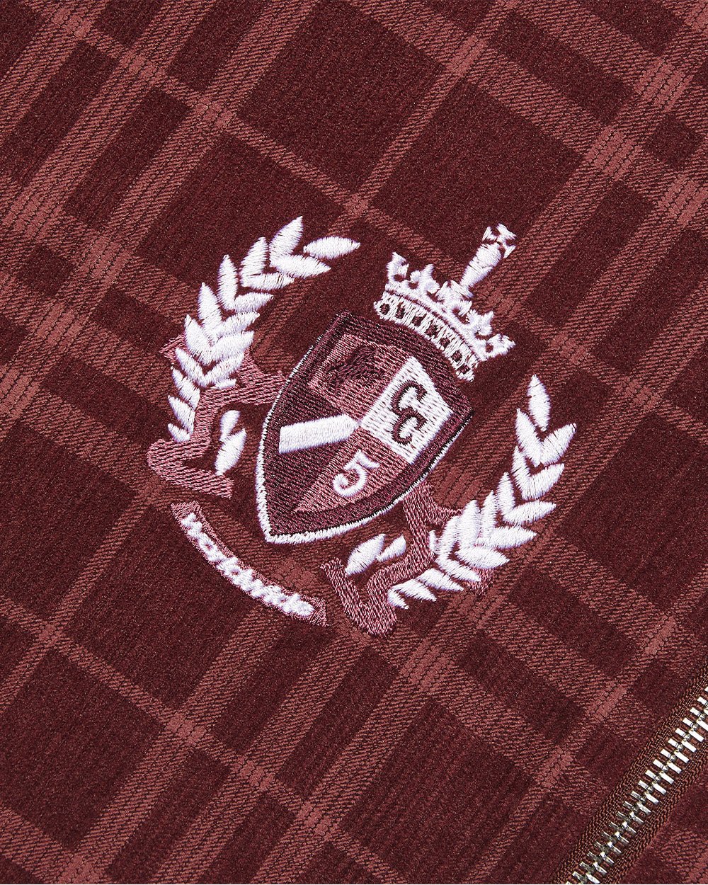 Cold Culture posh zip hoodie burgundy