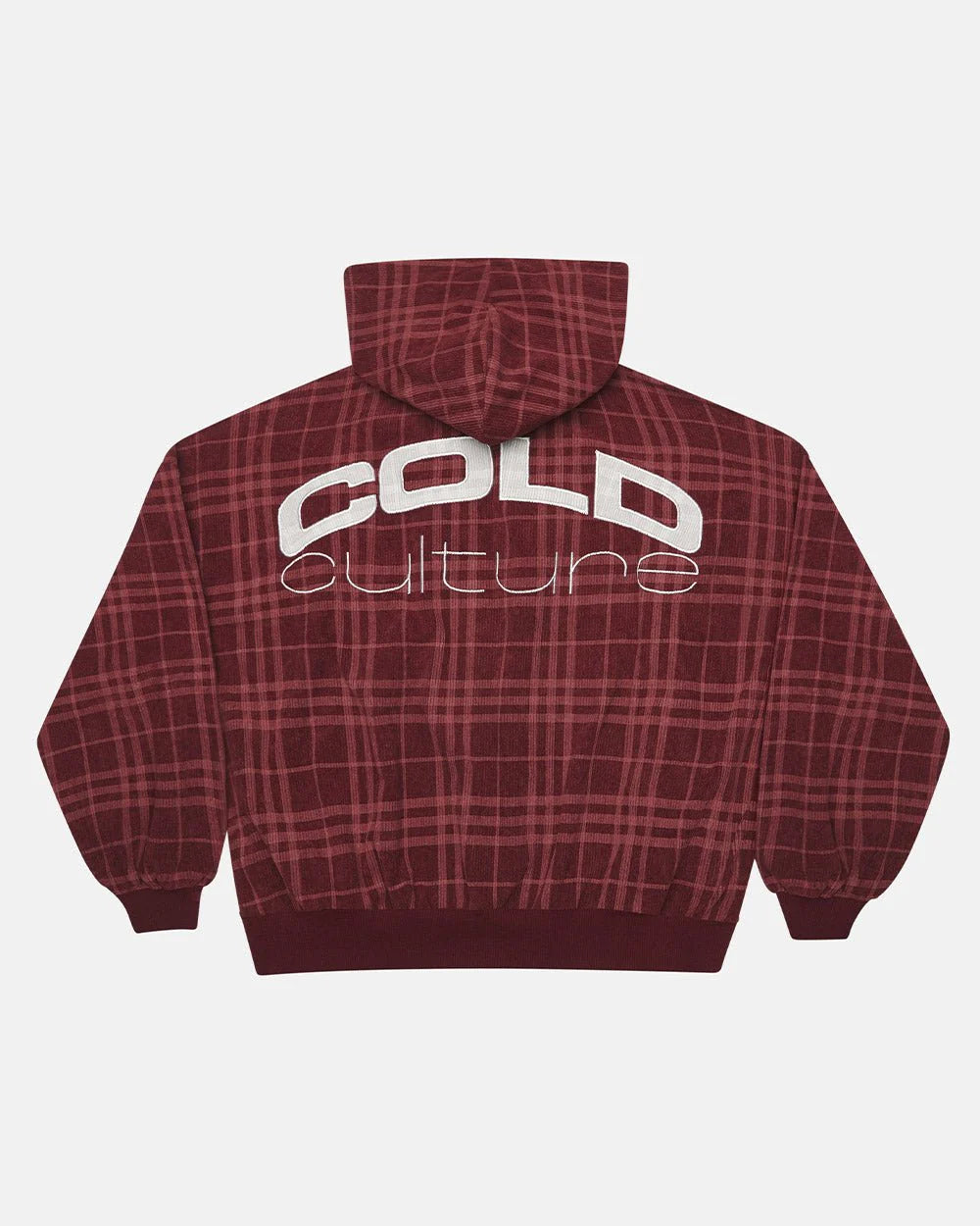 Cold Culture posh zip hoodie burgundy