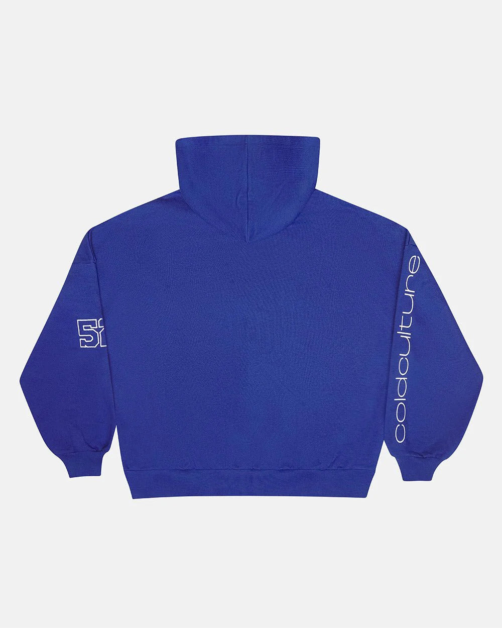 Cold Culture prestige zip hoodie blue & white