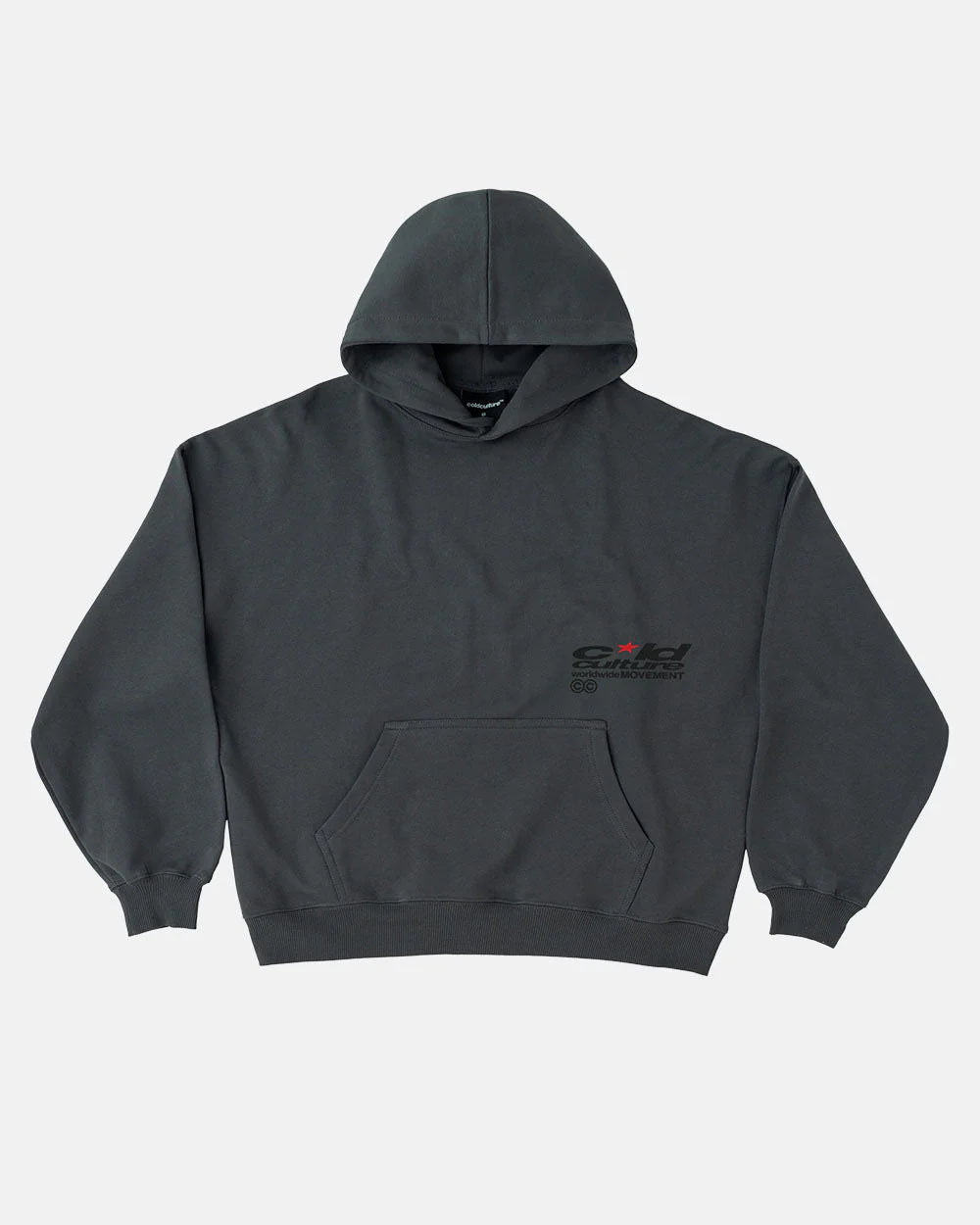 Cold Culture rebel hoodie grey