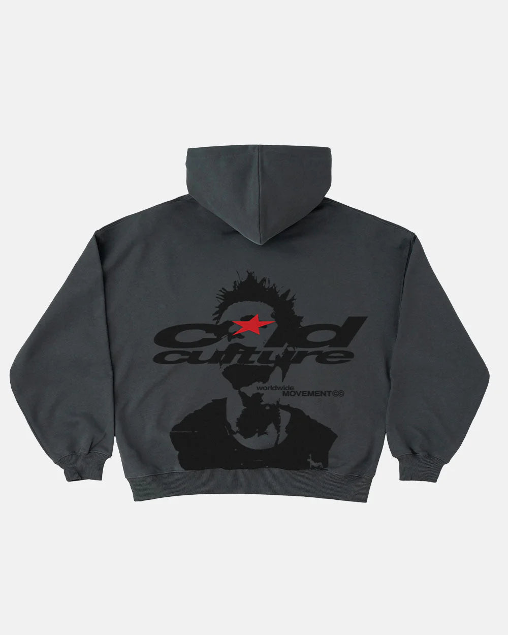 Cold Culture rebel hoodie grey