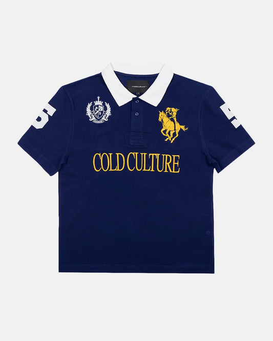 Cold Culture riding club polo navy