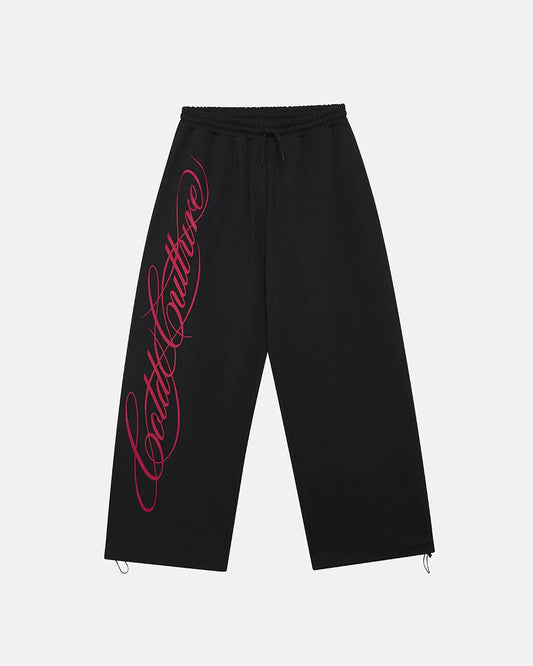 Cold Culture script sweatpants black