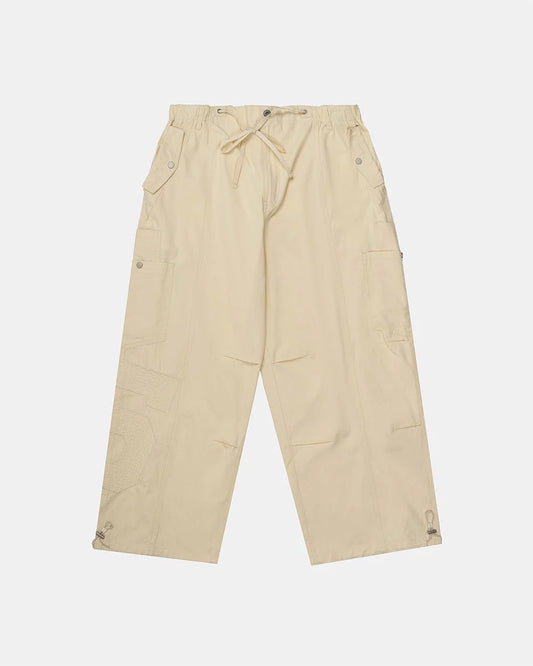 Cold Culture solid cargo pants white