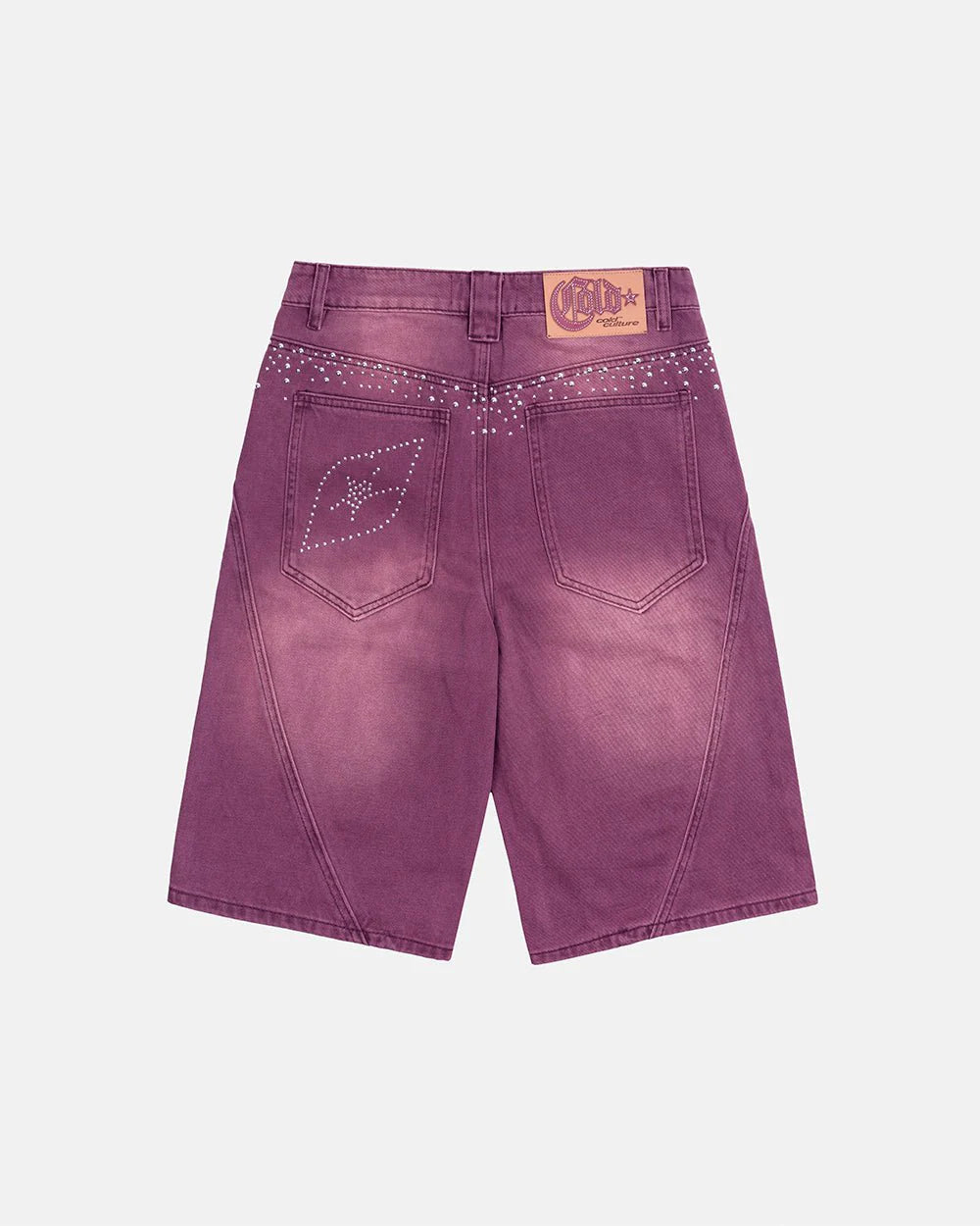 Cold Culture spark shorts burgundy