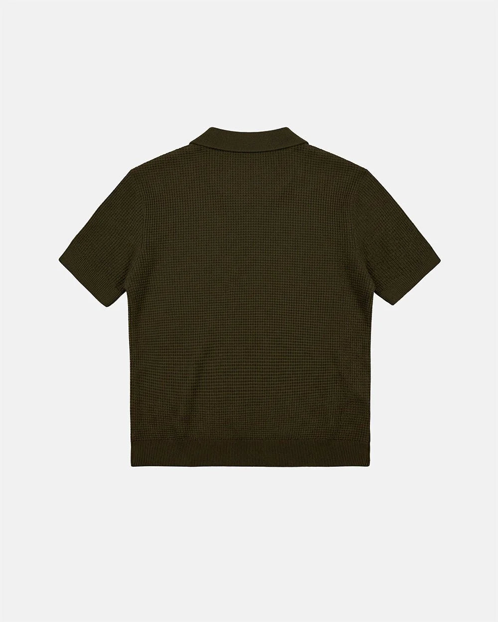 Cold Culture sparrow knit polo green
