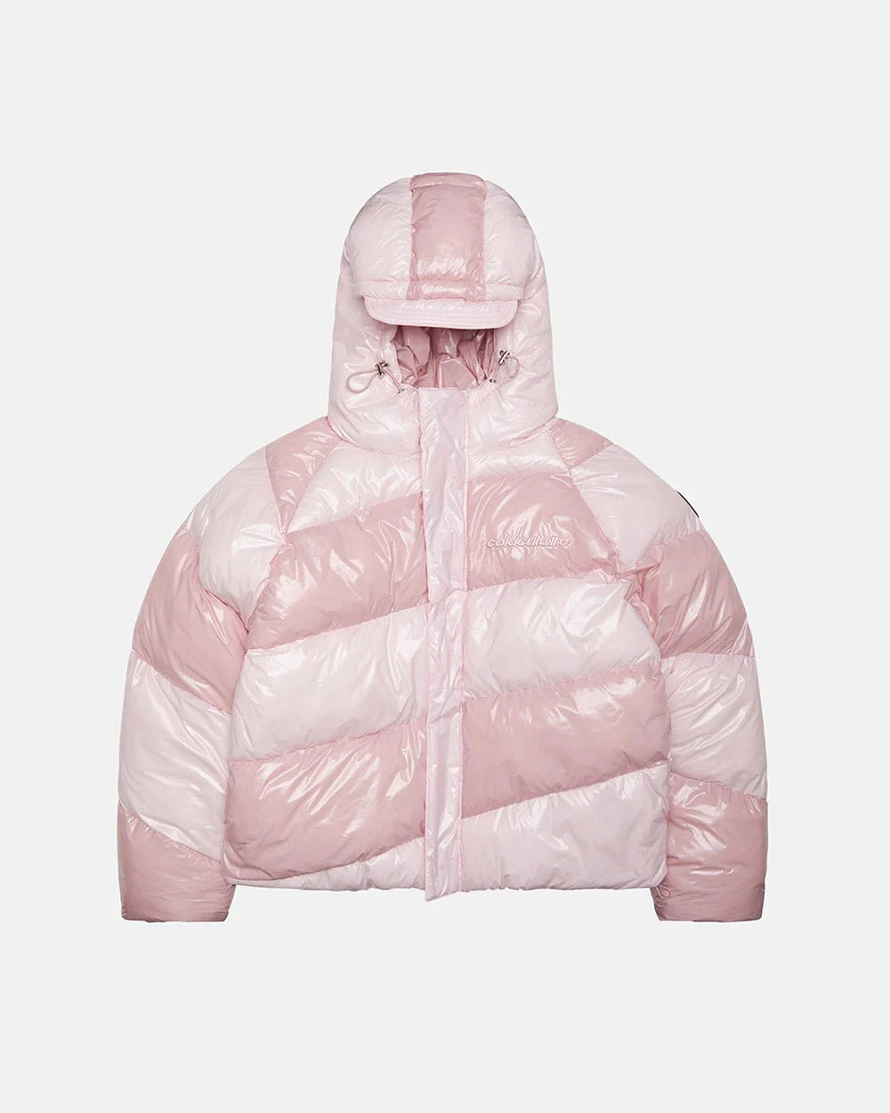 Cold Culture spiral puffer glossy pink mix