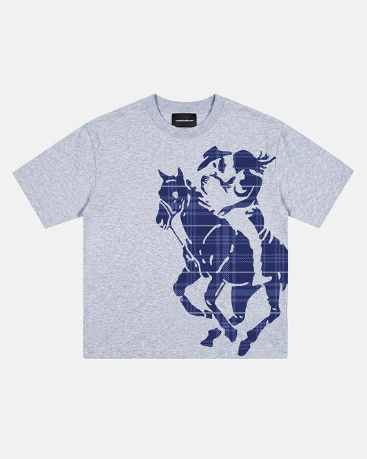 Cold Culture stallion tee heather grey