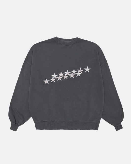 Cold Culture stars crewneck dust grey