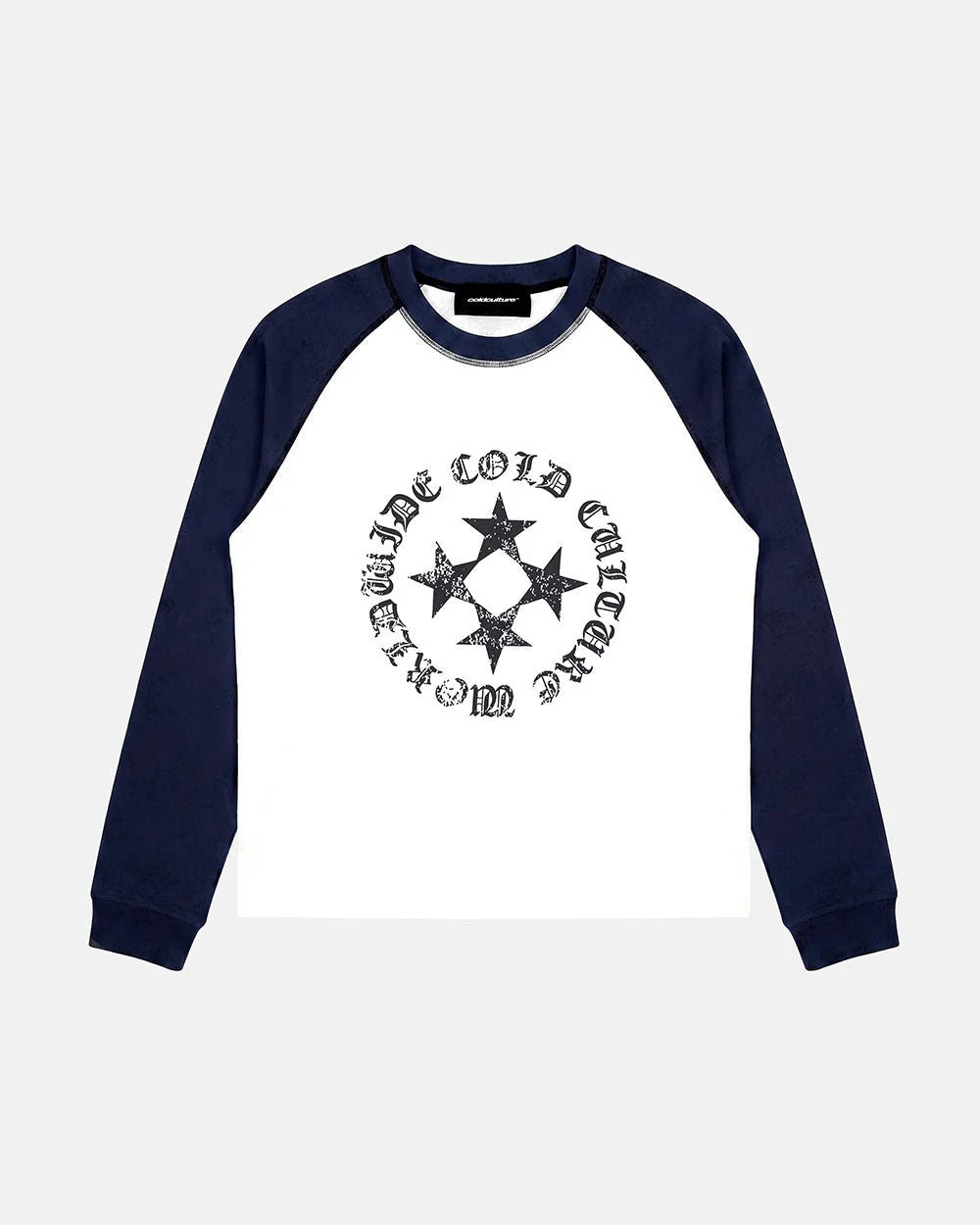 Cold Culture star shield long sleeve blue