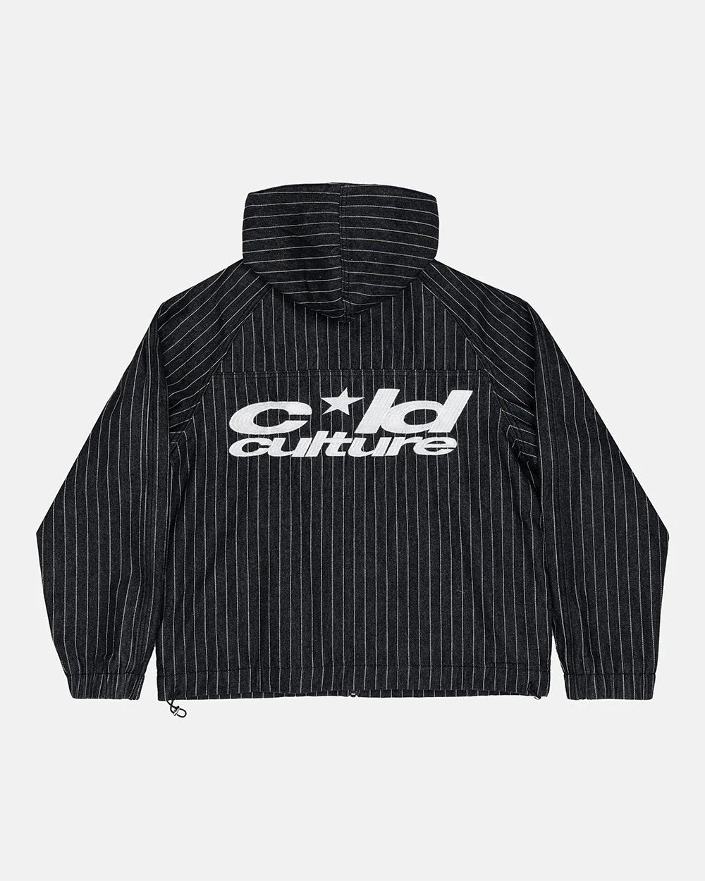 Cold Culture stripes casino jacket navy
