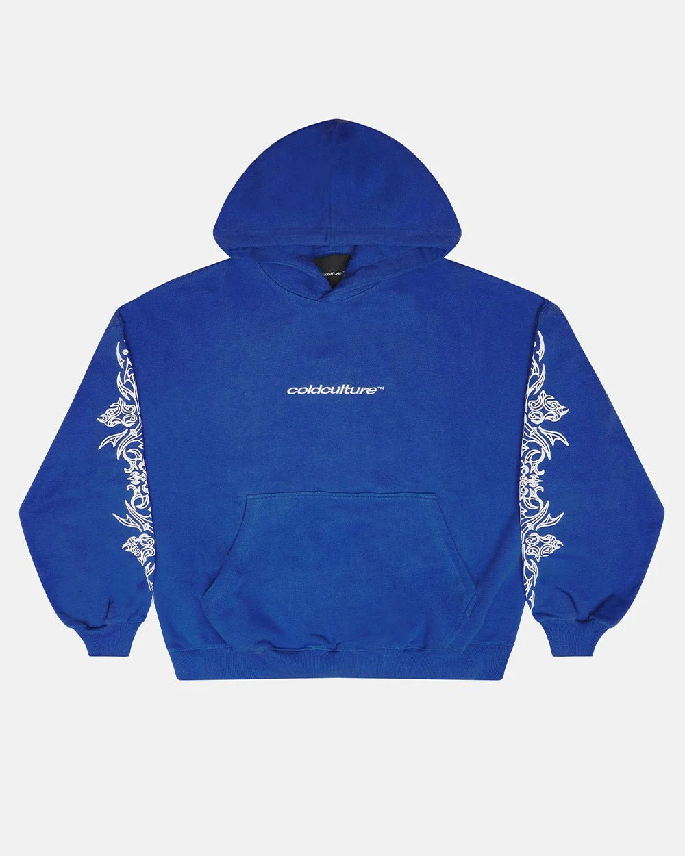 Cold Culture tribal hoodie blue