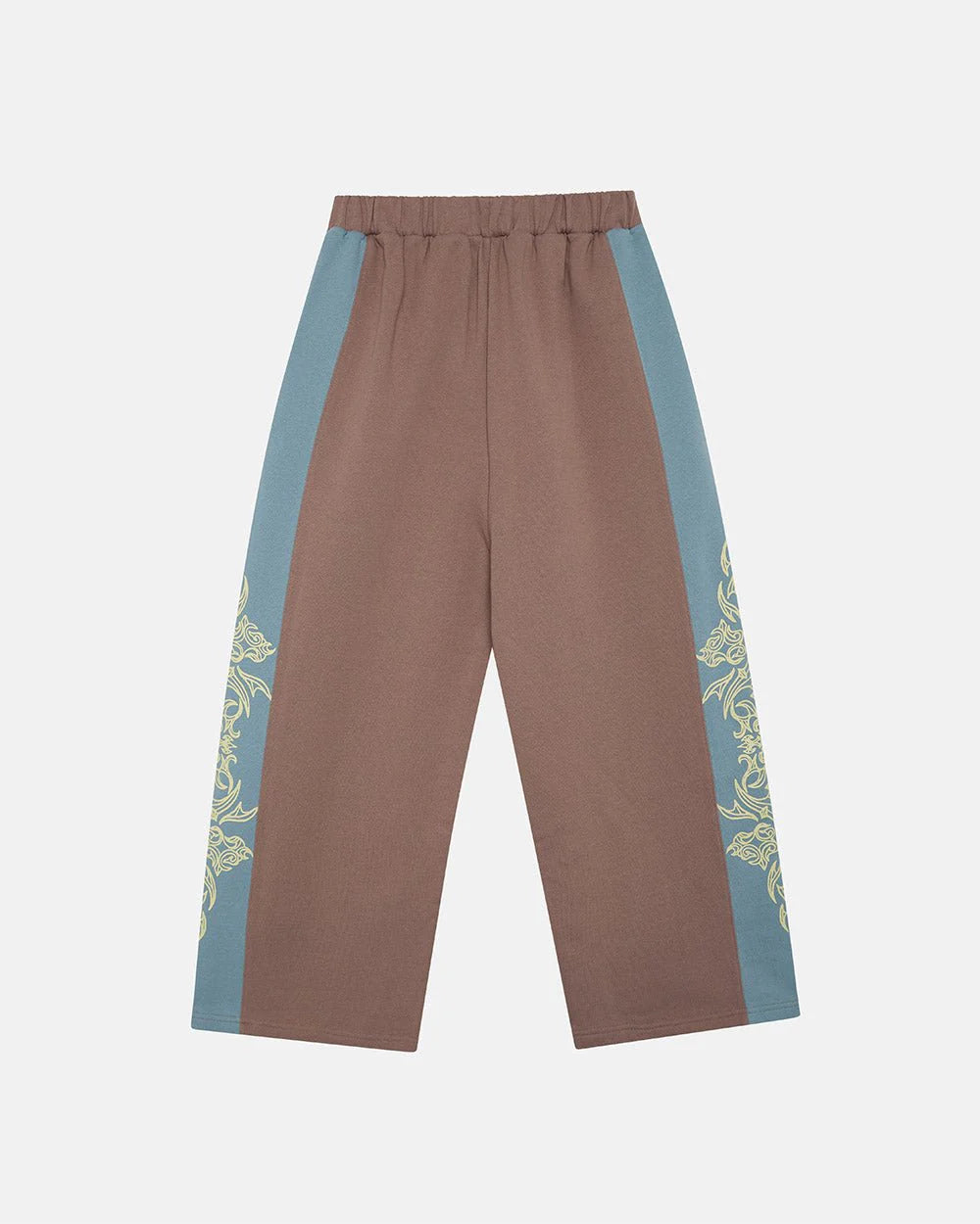 Cold Culture tribal sweatpants brown & blue