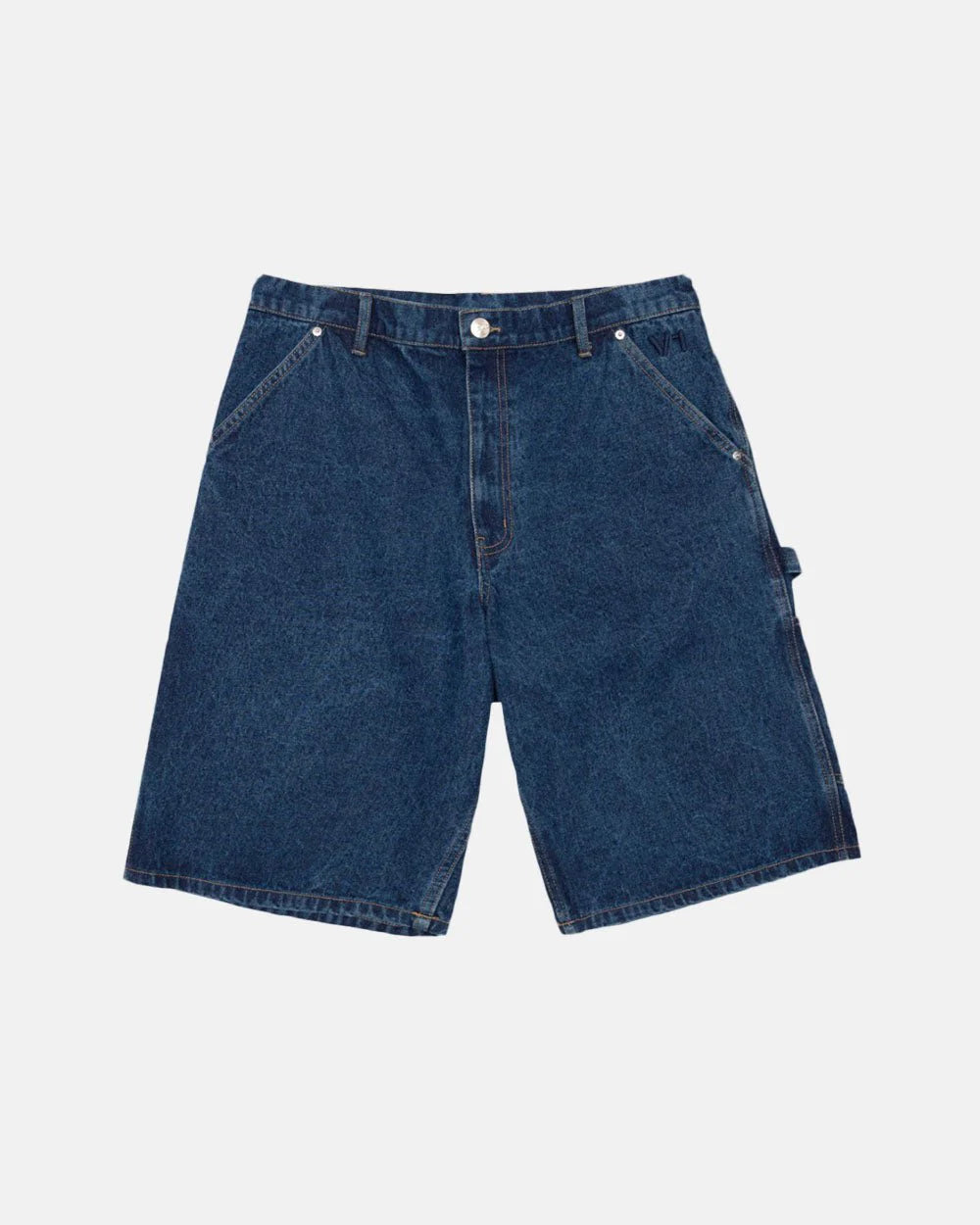 Cold Culture v1 carpenter shorts dark denim