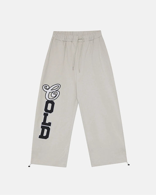 Cold Culture varsity pants ivory grey