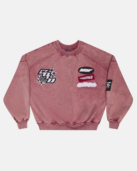 Cold Culture walker crewneck burgundy